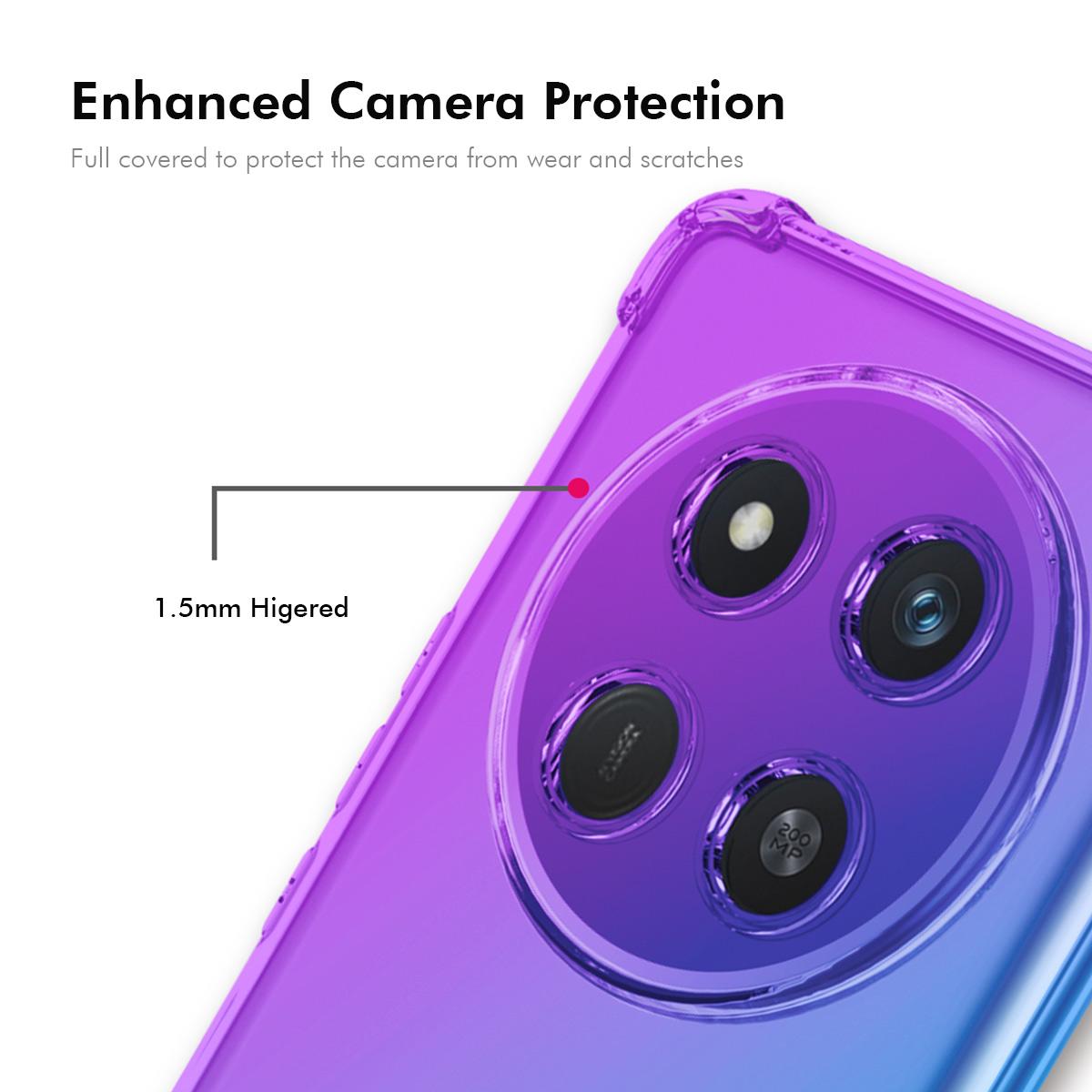 Honor Magic7 Lite Gradient Airbag TPU Phone Case Shockproof Slim Protective Cover