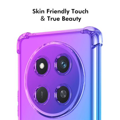 Honor X60 Pro 5G Gradient Airbag TPU Phone Case Shockproof Slim Protective Cover