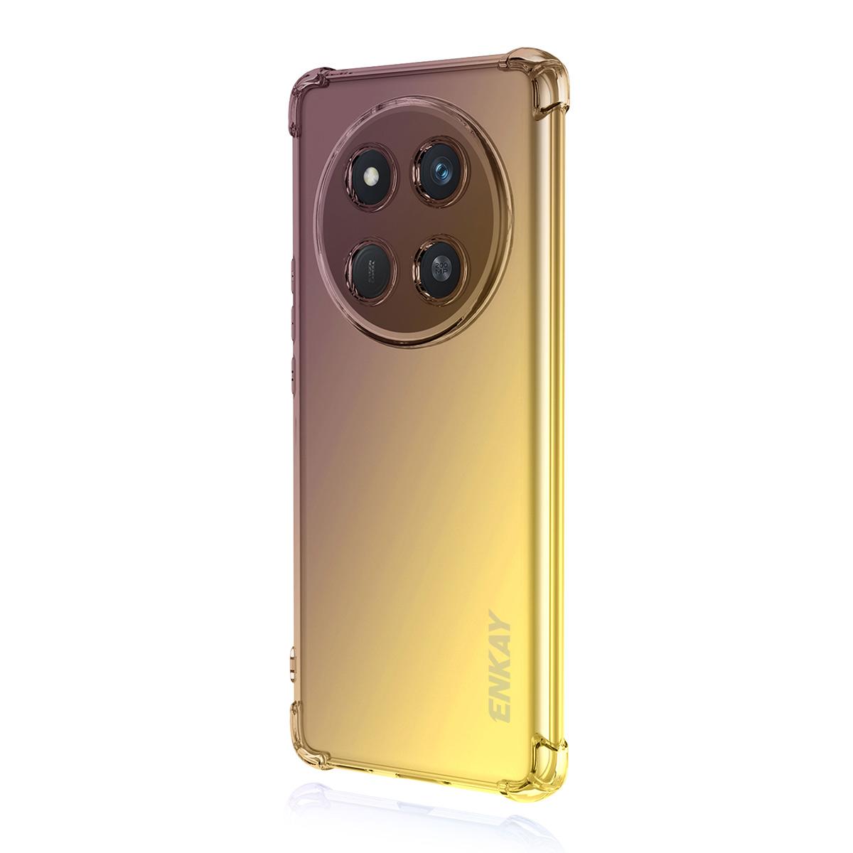 Honor X60 Pro 5G Gradient Airbag TPU Phone Case Shockproof Slim Protective Cover