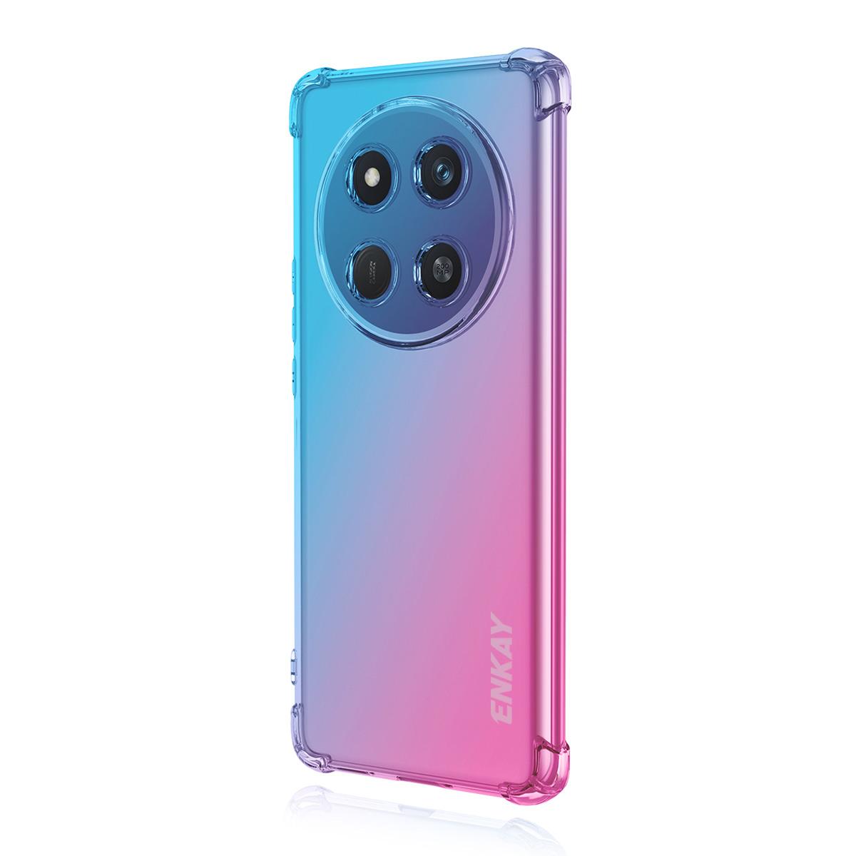 Honor X60 Pro 5G Gradient Airbag TPU Phone Case Shockproof Slim Protective Cover