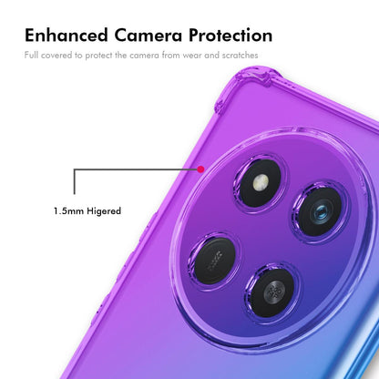 Honor X60 Pro 5G Gradient Airbag TPU Phone Case Shockproof Slim Protective Cover