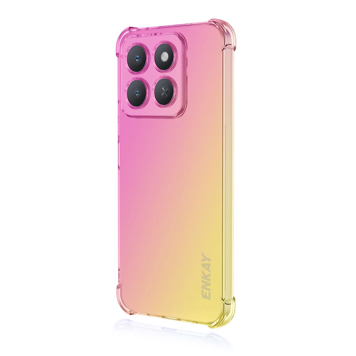 Honor X8c Gradient Airbag TPU Phone Case Shockproof Slim Protective Cover
