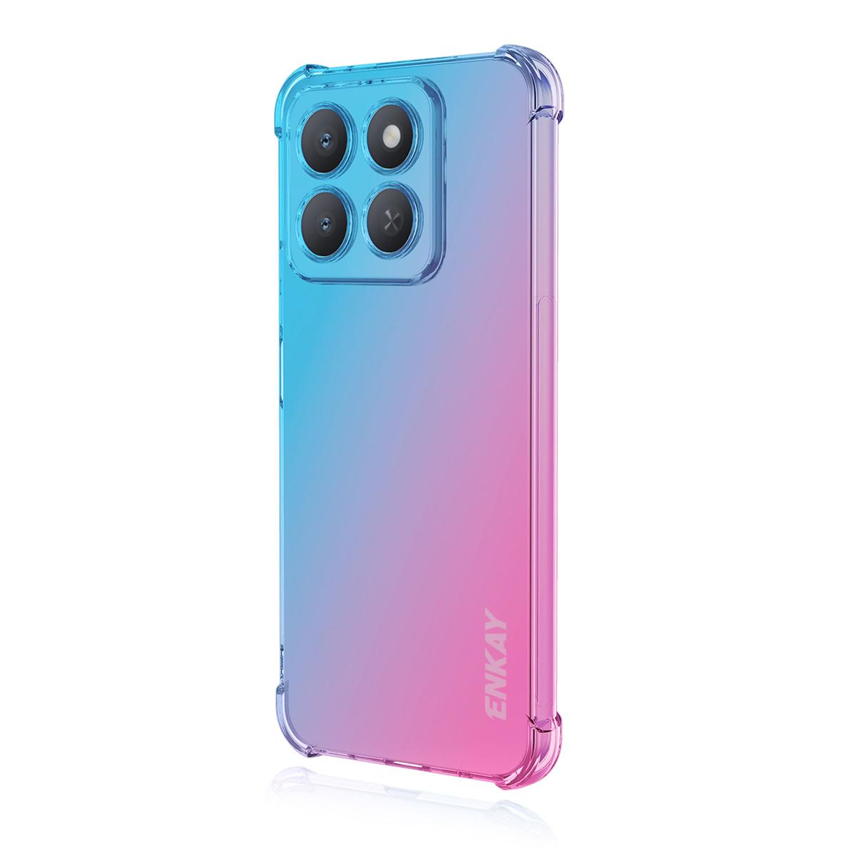 Honor X8c Gradient Airbag TPU Phone Case Shockproof Slim Protective Cover
