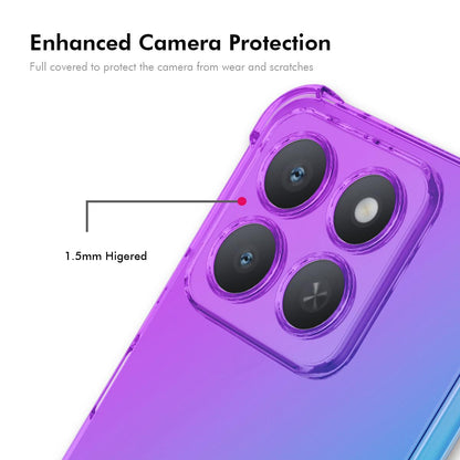 Honor X8c Gradient Airbag TPU Phone Case Shockproof Slim Protective Cover