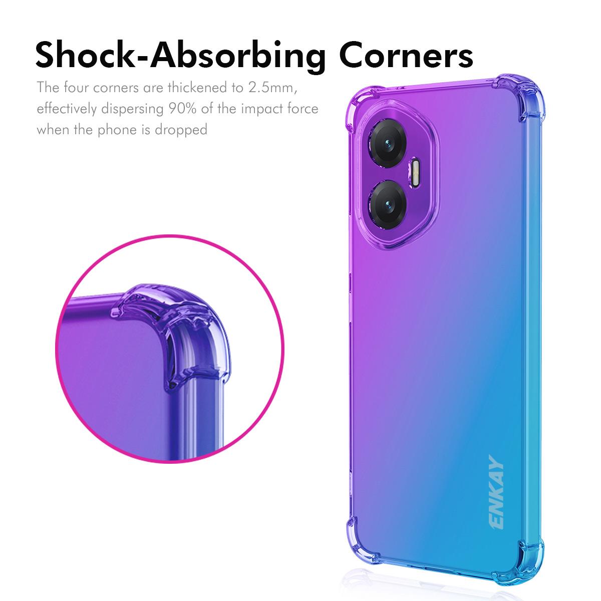 Honor 300 Gradient Airbag TPU Phone Case Shockproof Slim Protective Cover