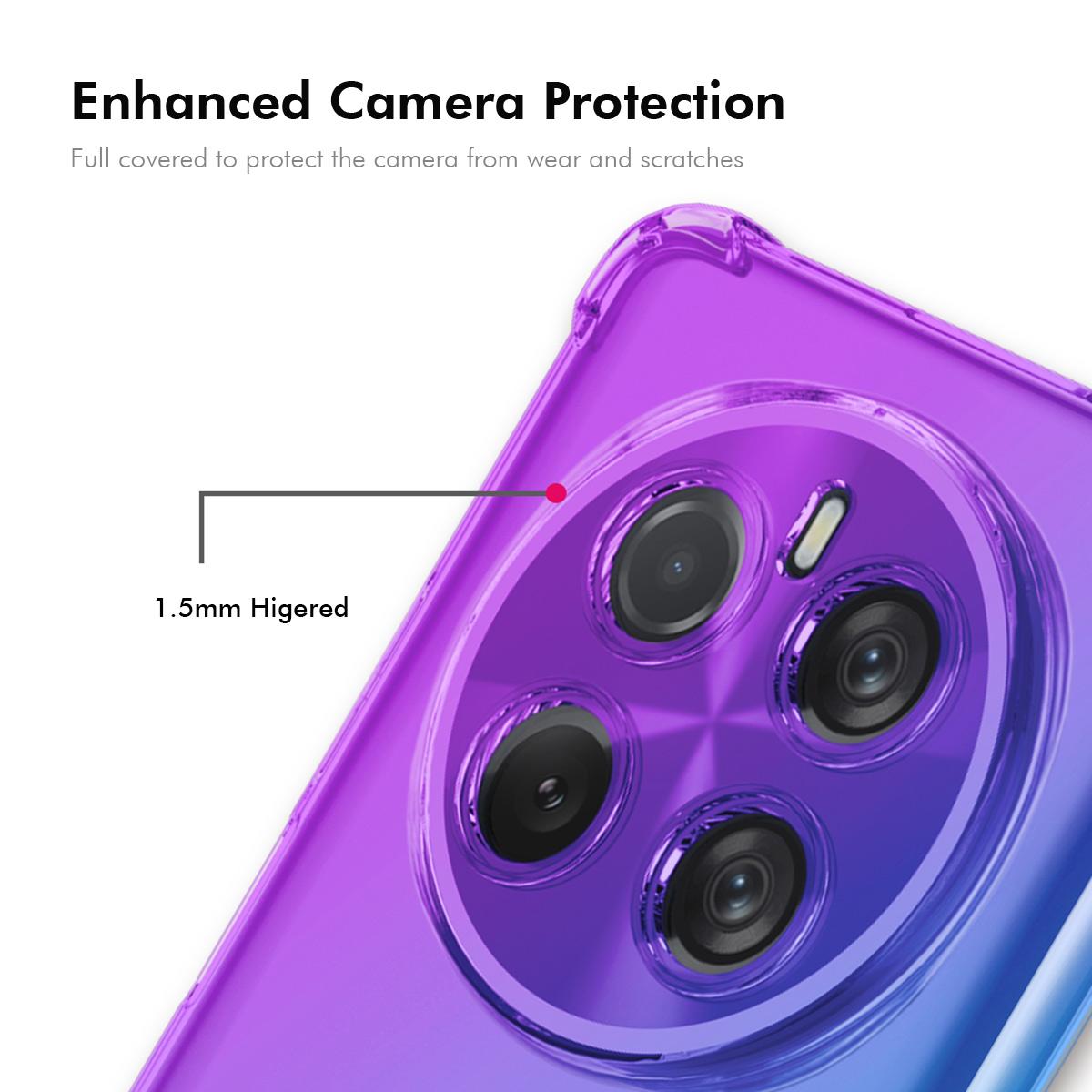 Honor Magic7 Gradient Airbag TPU Phone Case Shockproof Slim Protective Cover