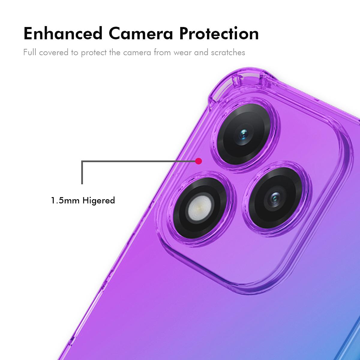 Honor 400 Lite Global Gradient Airbag TPU Phone Case Shockproof Slim Protective Cover