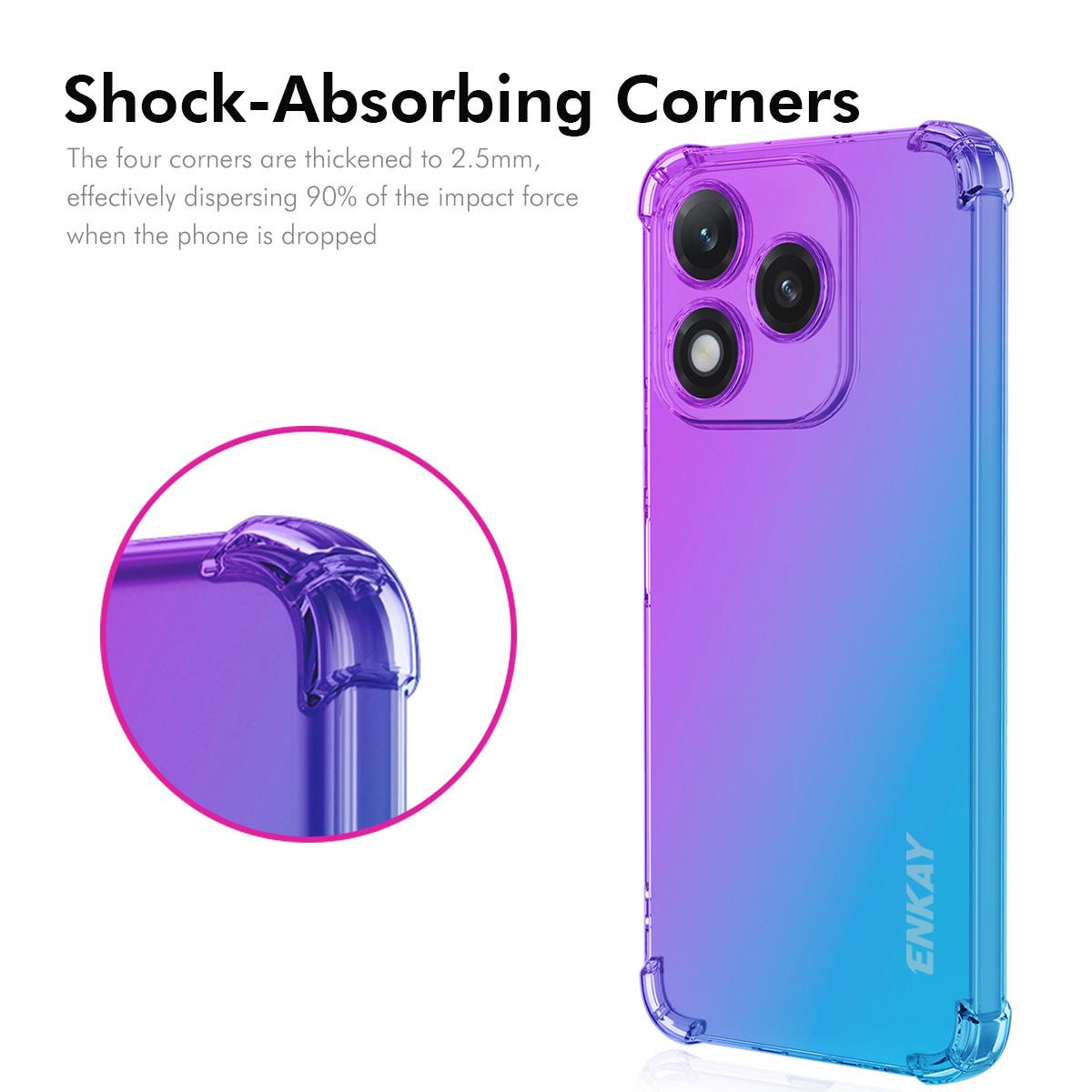 Honor 400 Lite Global Gradient Airbag TPU Phone Case Shockproof Slim Protective Cover