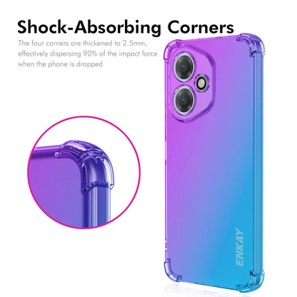 Honor 400 Global 156.5mm Gradient Airbag TPU Phone Case Shockproof Slim Protective Cover