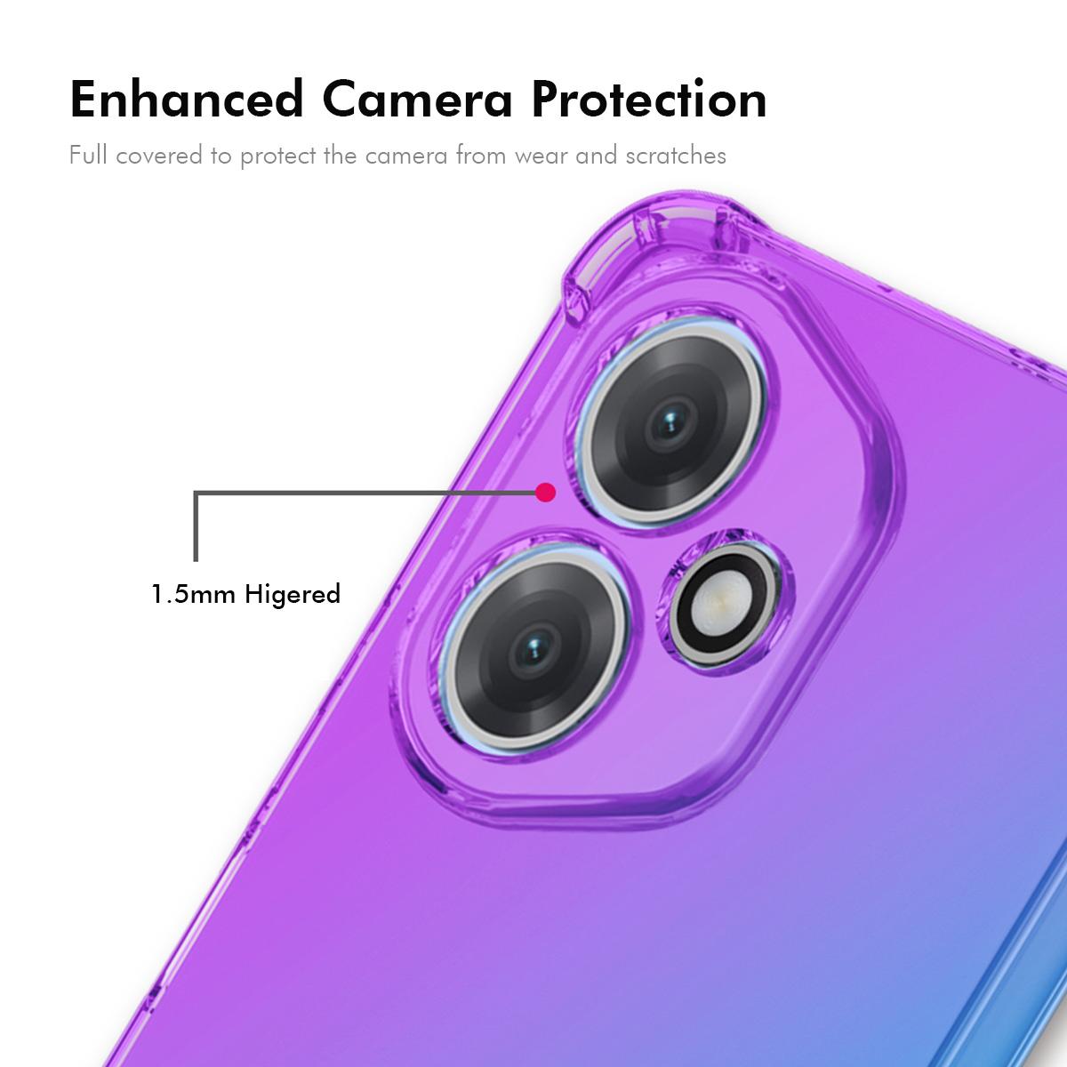 Honor 400 Global 156.5mm Gradient Airbag TPU Phone Case Shockproof Slim Protective Cover