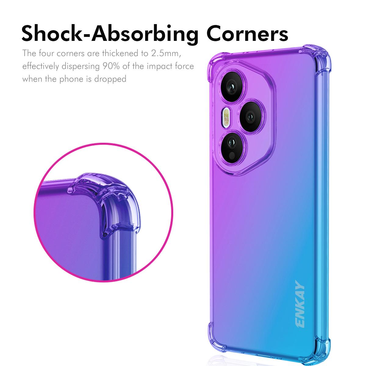 Honor 400 Pro Global 160.8mm Gradient Airbag TPU Phone Case Shockproof Slim Protective Cover