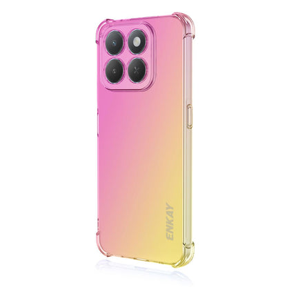 Honor X6c 4G Global Gradient Airbag TPU Phone Case Shockproof Slim Protective Cover