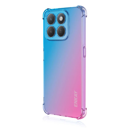 Honor X6c 4G Global Gradient Airbag TPU Phone Case Shockproof Slim Protective Cover