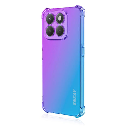 Honor X6c 4G Global Gradient Airbag TPU Phone Case Shockproof Slim Protective Cover