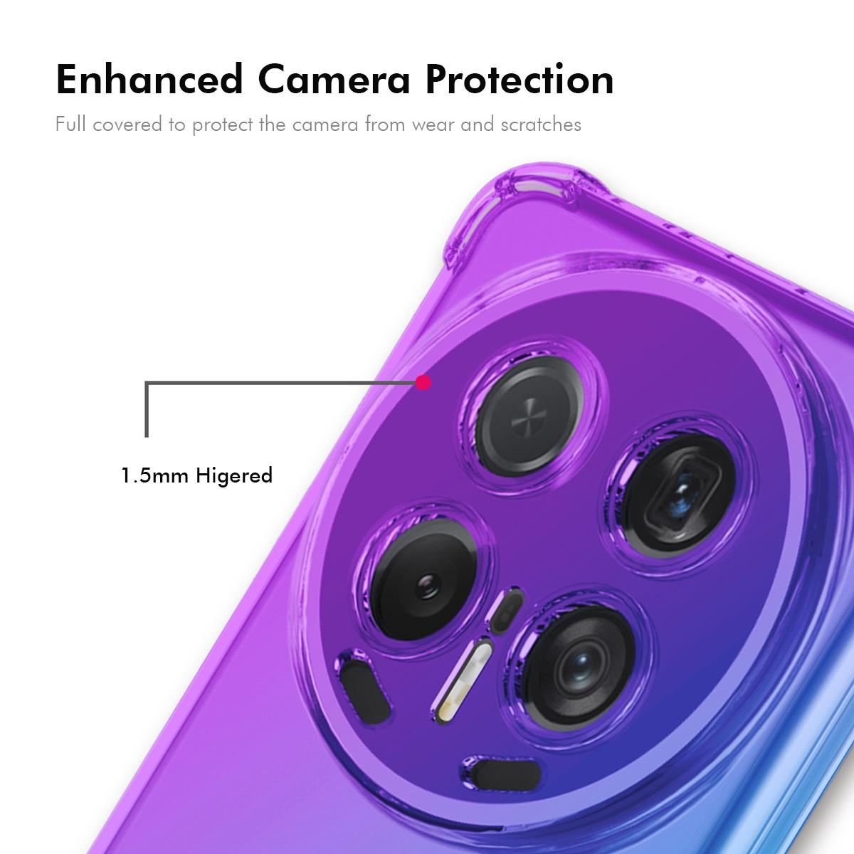 Honor Magic8 Pro Gradient Airbag TPU Phone Case Shockproof Slim Protective Cover