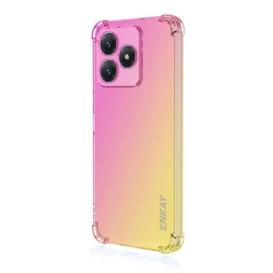 Honor X5c Plus Gradient Airbag TPU Phone Case Shockproof Slim Protective Cover