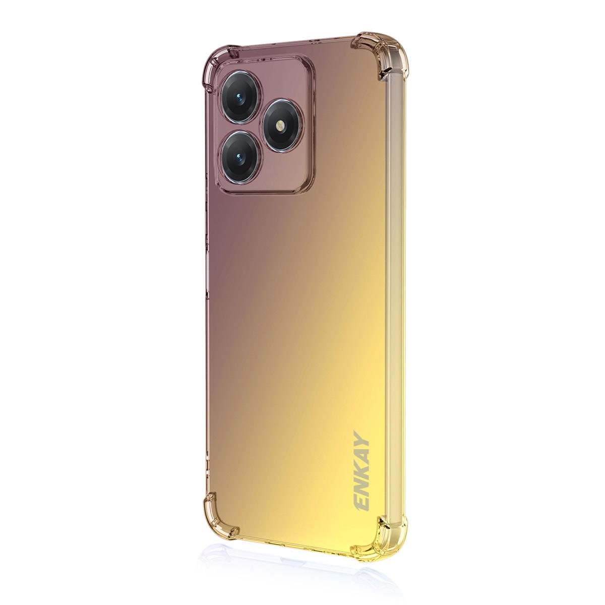 Honor X5c Gradient Airbag TPU Phone Case Shockproof Slim Protective Cover
