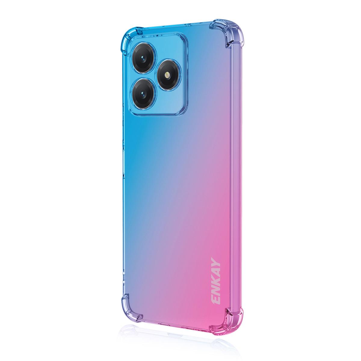 Honor X5c Plus Gradient Airbag TPU Phone Case Shockproof Slim Protective Cover