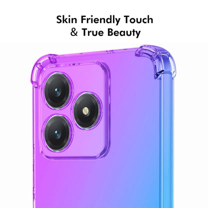Honor X5c Plus Gradient Airbag TPU Phone Case Shockproof Slim Protective Cover