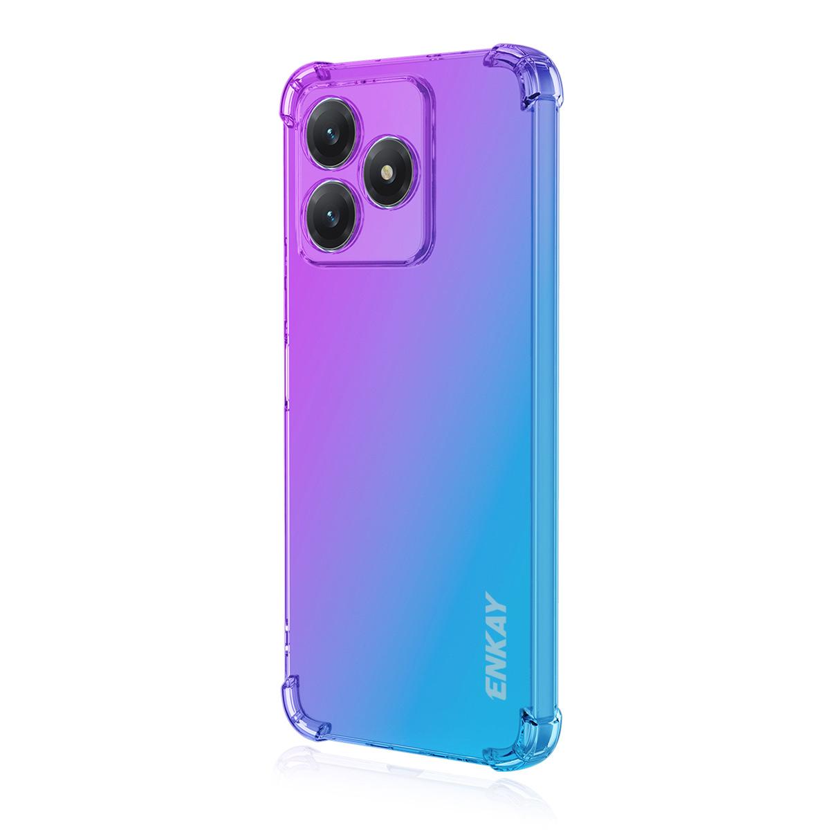 Honor X5c Plus Gradient Airbag TPU Phone Case Shockproof Slim Protective Cover