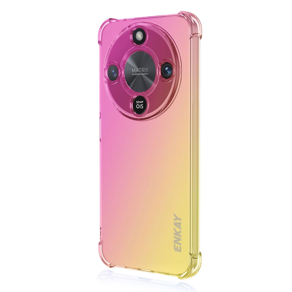 Honor Magic8 Lite Gradient Airbag TPU Phone Case Shockproof Slim Protective Cover