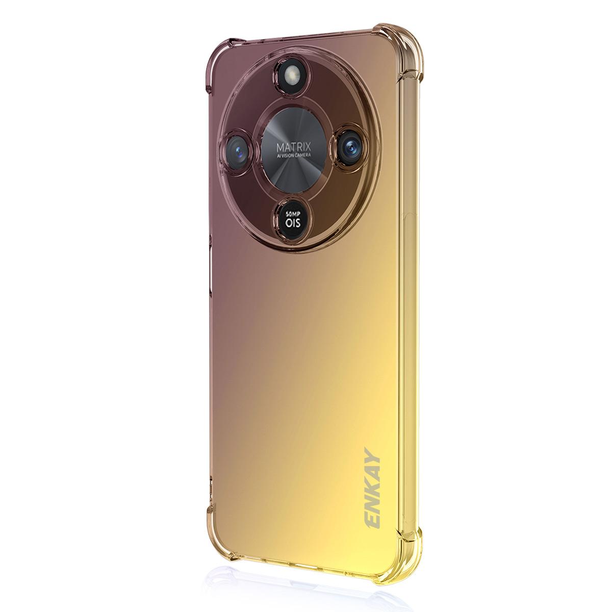 Honor Magic8 Lite Gradient Airbag TPU Phone Case Shockproof Slim Protective Cover