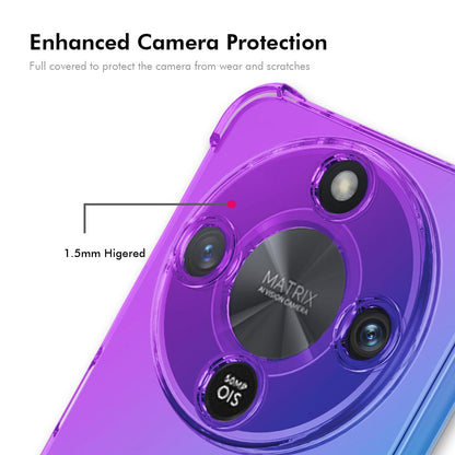 Honor Magic8 Lite Gradient Airbag TPU Phone Case Shockproof Slim Protective Cover