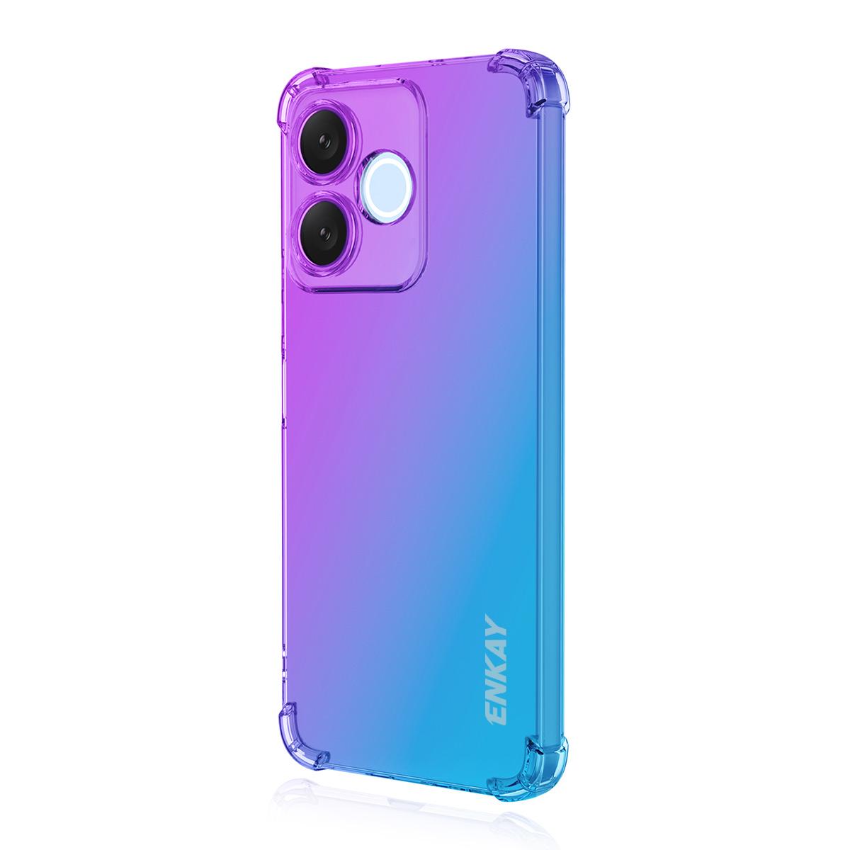 Honor 600 Lite Gradient Airbag TPU Phone Case Shockproof Slim Protective Cover
