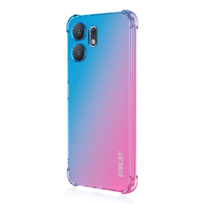 Honor X6d Gradient Airbag TPU Phone Case Shockproof Slim Protective Cover