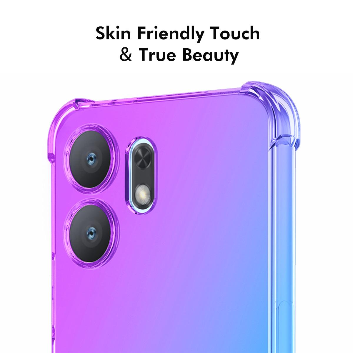 Honor Play 60A Gradient Airbag TPU Phone Case Shockproof Slim Protective Cover