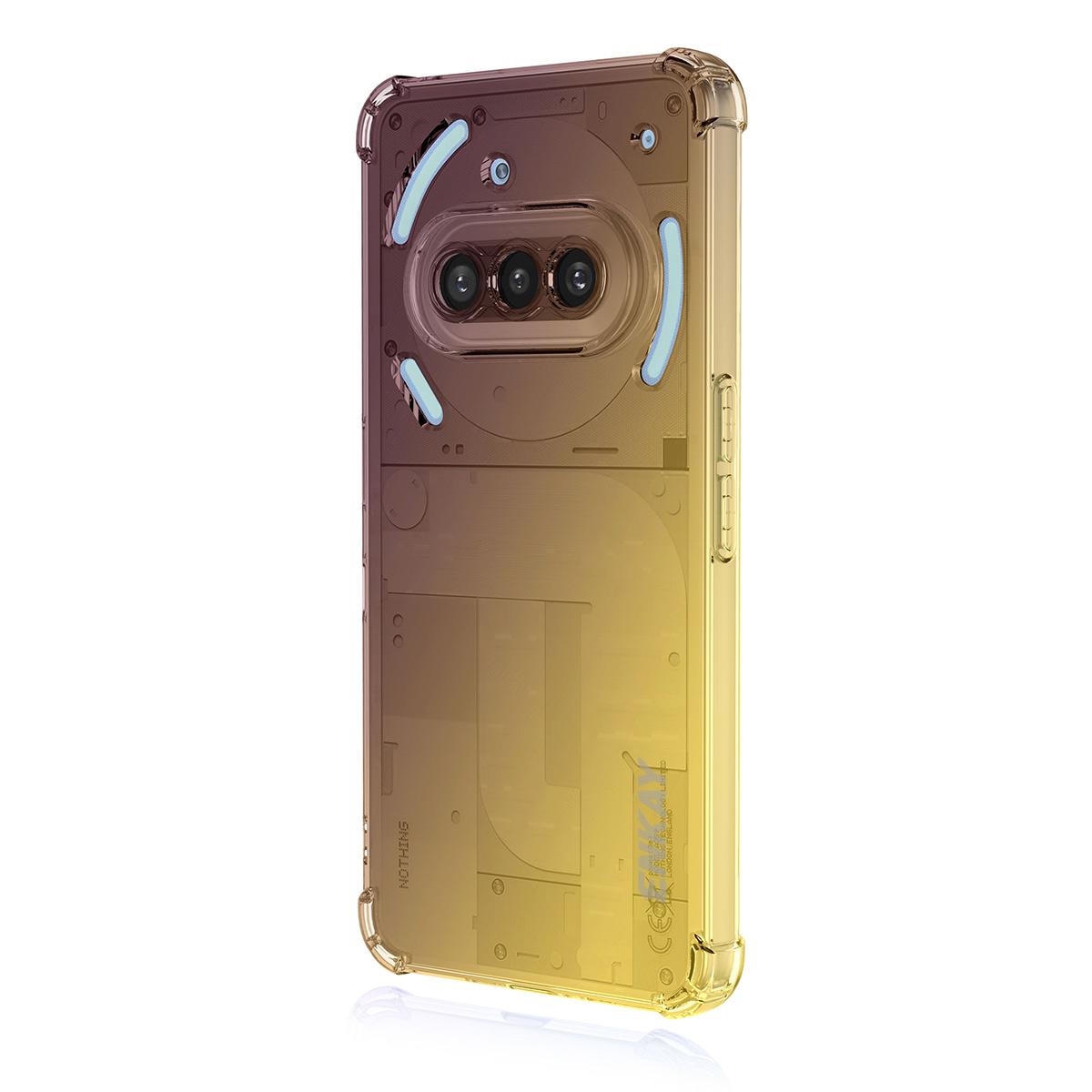 Nothing Phone 3a Gradient Airbag TPU Phone Case Shockproof Slim Protective Cover
