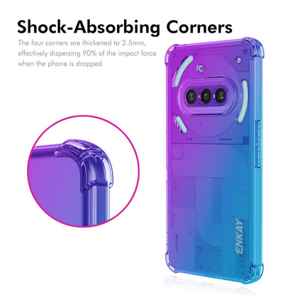 Nothing Phone 3a Gradient Airbag TPU Phone Case Shockproof Slim Protective Cover