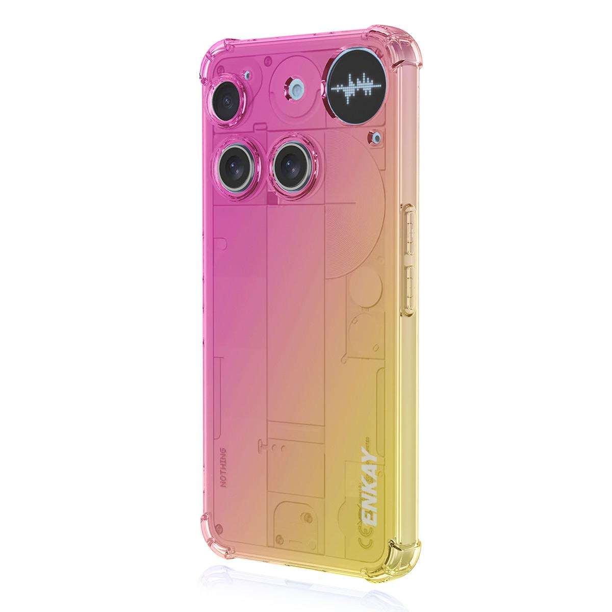 Nothing Phone 3 Gradient Airbag TPU Phone Case Shockproof Slim Protective Cover