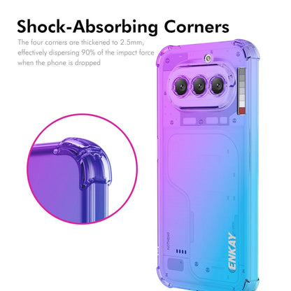 Nothing Phone 4a Gradient Airbag TPU Phone Case Shockproof Slim Protective Cover