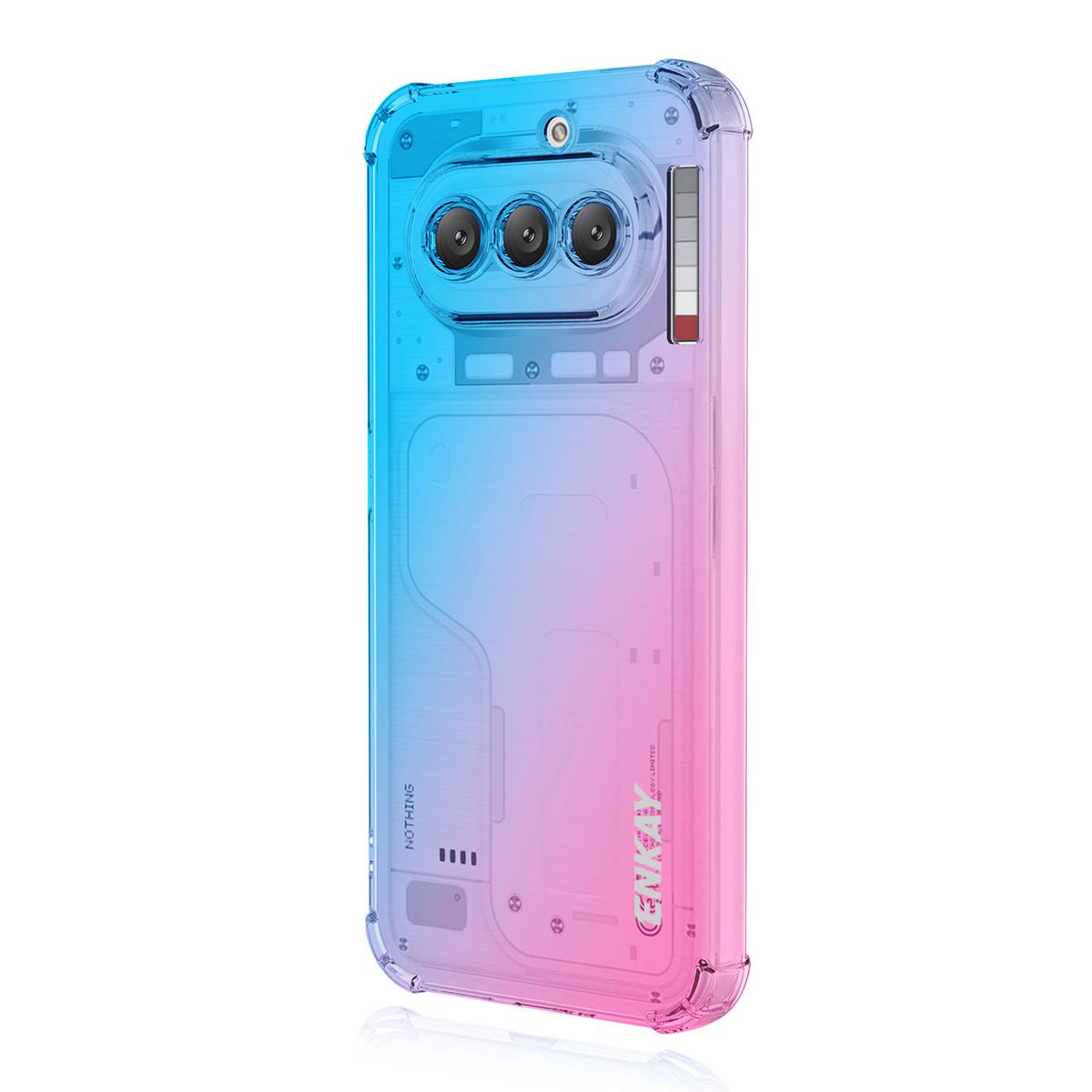 Nothing Phone 4a Gradient Airbag TPU Phone Case Shockproof Slim Protective Cover