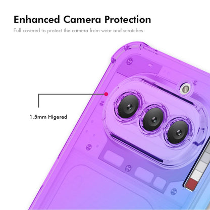 Nothing Phone 4a Gradient Airbag TPU Phone Case Shockproof Slim Protective Cover