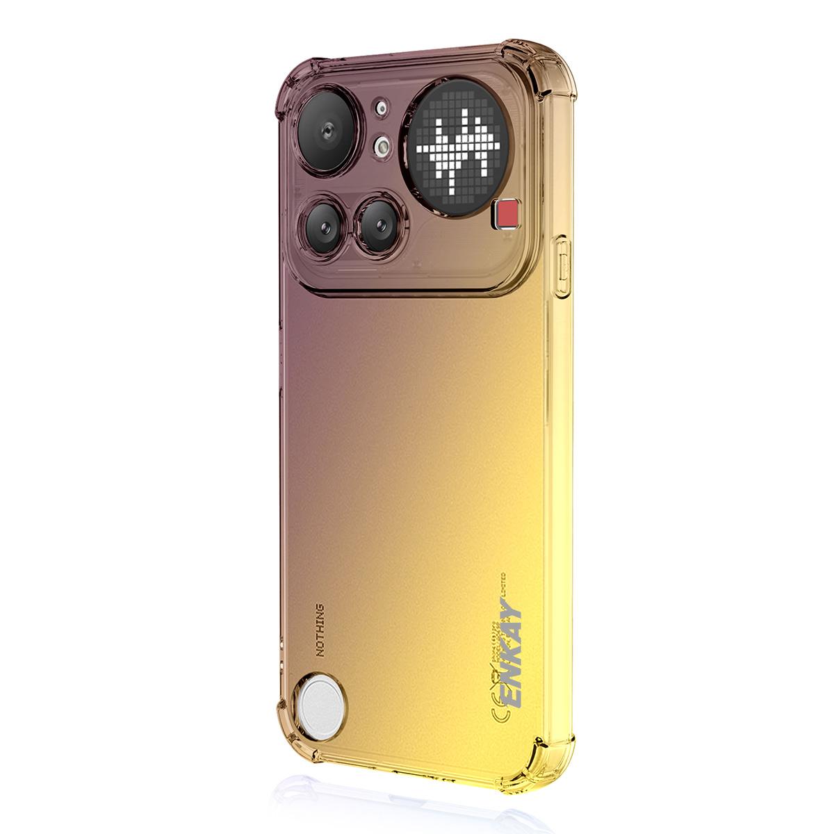 Nothing Phone 4a Pro Gradient Airbag TPU Phone Case Shockproof Slim Protective Cover