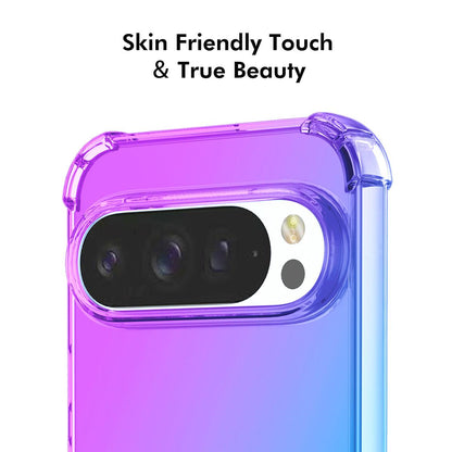 Google Pixel 9 Pro Gradient Airbag TPU Phone Case Shockproof Slim Protective Cover