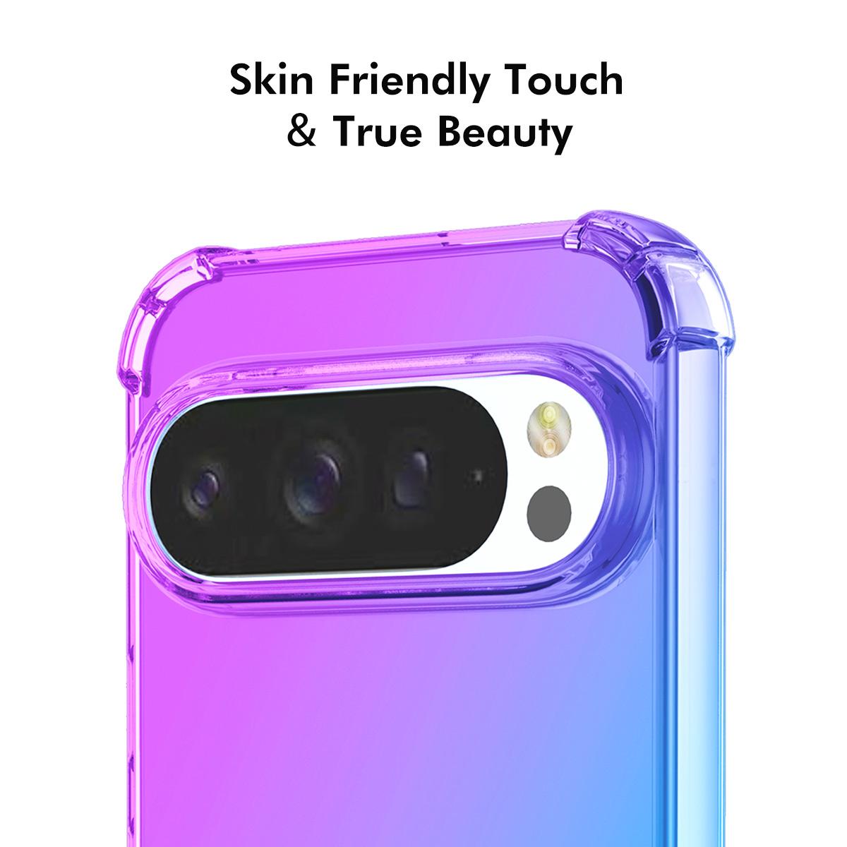 Google Pixel 9 Gradient Airbag TPU Phone Case Shockproof Slim Protective Cover
