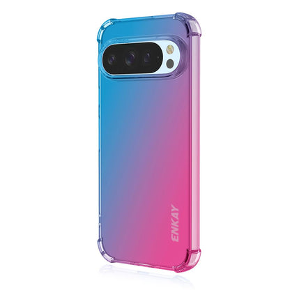 Google Pixel 9 Pro XL Gradient Airbag TPU Phone Case Shockproof Slim Protective Cover