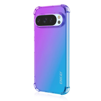 Google Pixel 9 Pro XL Gradient Airbag TPU Phone Case Shockproof Slim Protective Cover
