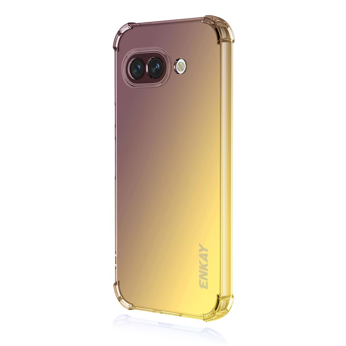 Google Pixel 9a Gradient Airbag TPU Phone Case Shockproof Slim Protective Cover