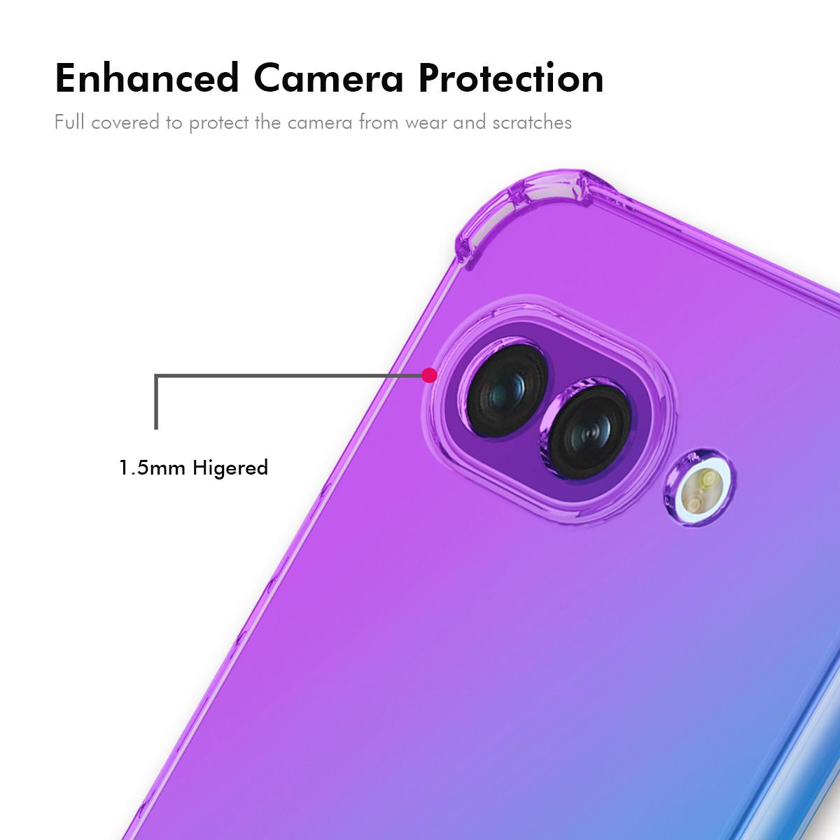 Google Pixel 9a Gradient Airbag TPU Phone Case Shockproof Slim Protective Cover