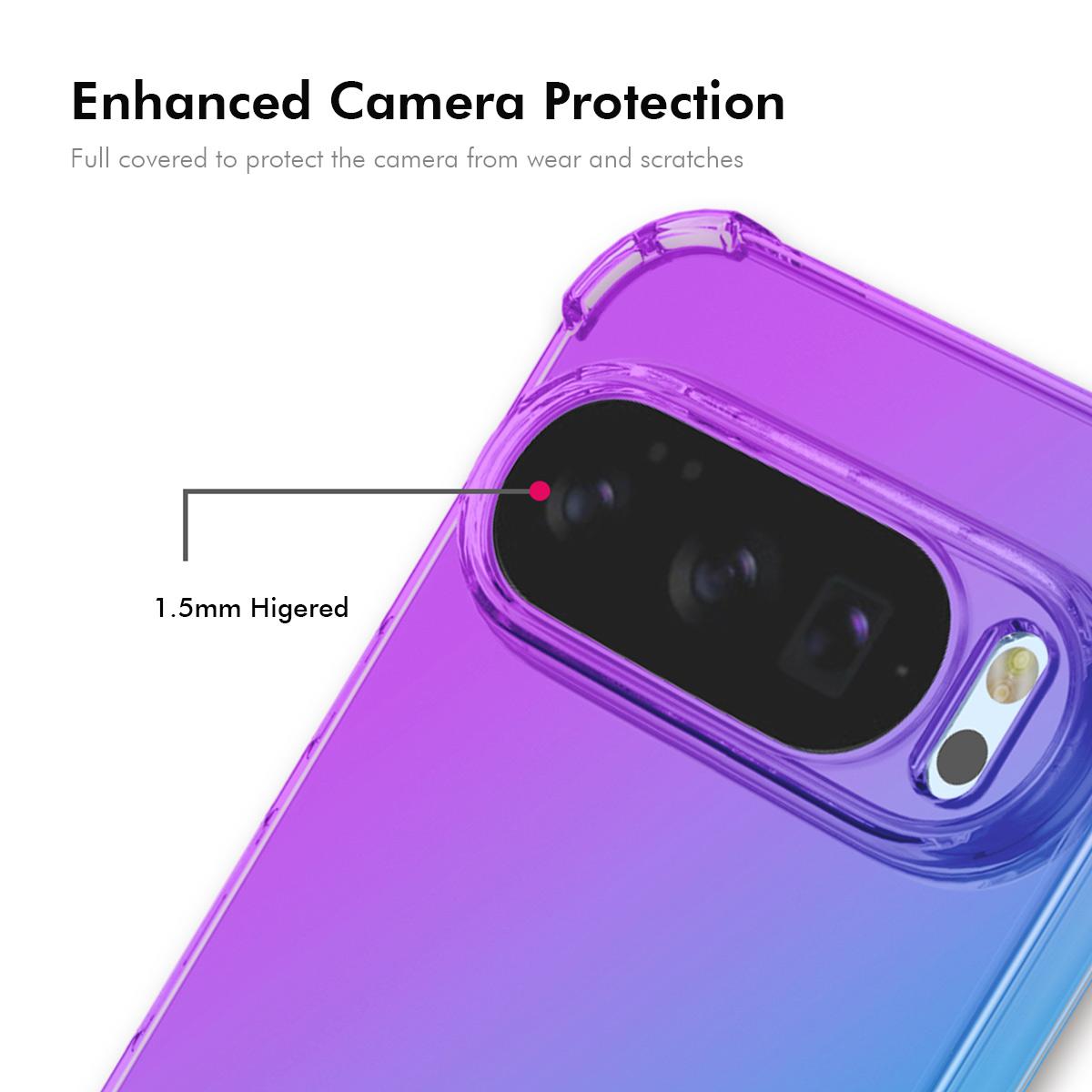 Google Pixel 10 Gradient Airbag TPU Phone Case Shockproof Slim Protective Cover