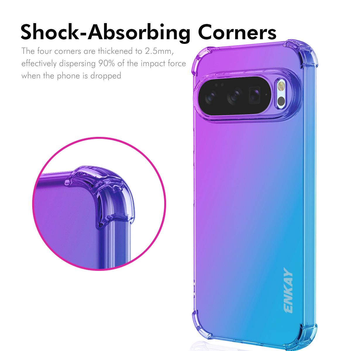 Google Pixel 10 Gradient Airbag TPU Phone Case Shockproof Slim Protective Cover