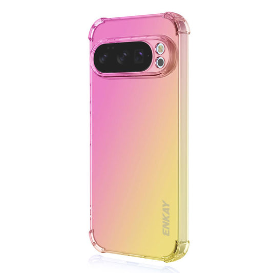 Google Pixel 10 Pro XL Gradient Airbag TPU Phone Case Shockproof Slim Protective Cover