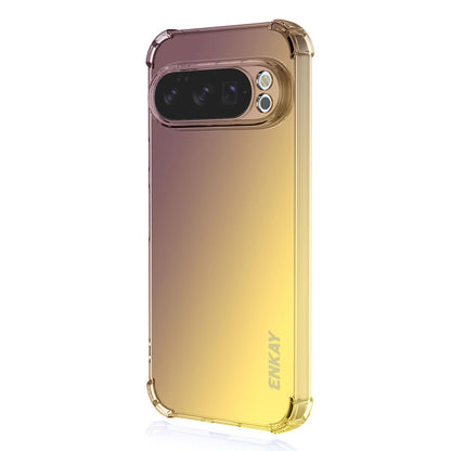 Google Pixel 10 Pro XL Gradient Airbag TPU Phone Case Shockproof Slim Protective Cover