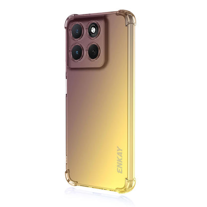 Motorola Moto G66y 5G Gradient Airbag TPU Phone Case Shockproof Slim Protective Cover