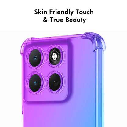 Motorola Moto G66y 5G Gradient Airbag TPU Phone Case Shockproof Slim Protective Cover