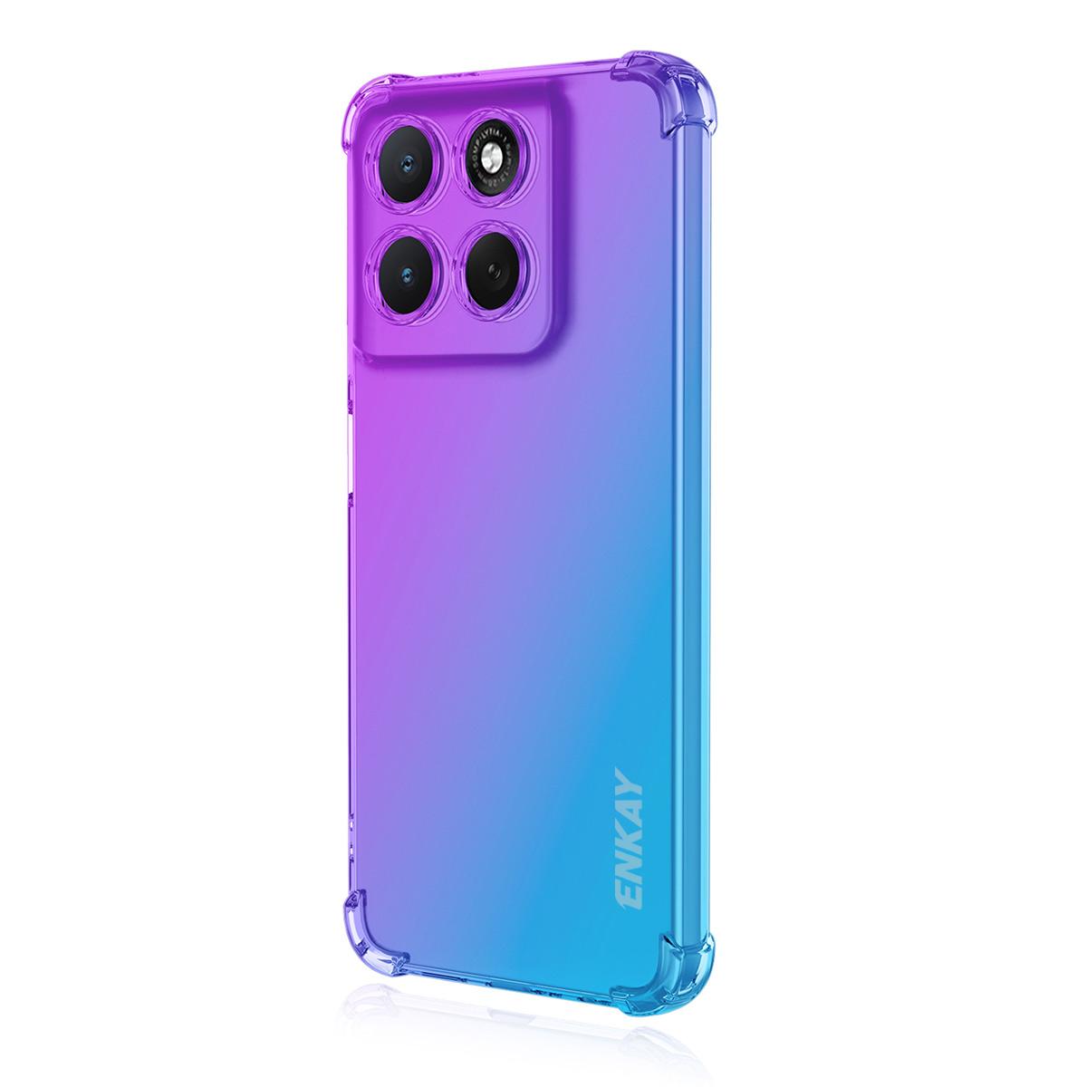 Motorola Moto G66y 5G Gradient Airbag TPU Phone Case Shockproof Slim Protective Cover